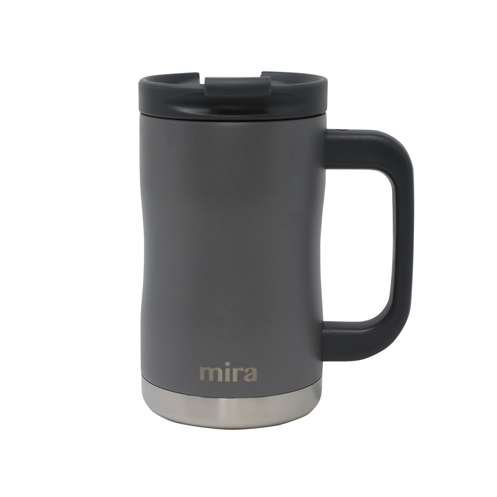 Giveaway Vacuum Insulated Coffee Mugs with Handle (12 Oz.)