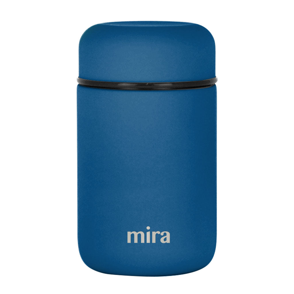 MIRA Lunch, Food Jar - Vacuum Insulated Stainless Steel Lunch Thermos -  13.5 oz - Pearl Blue