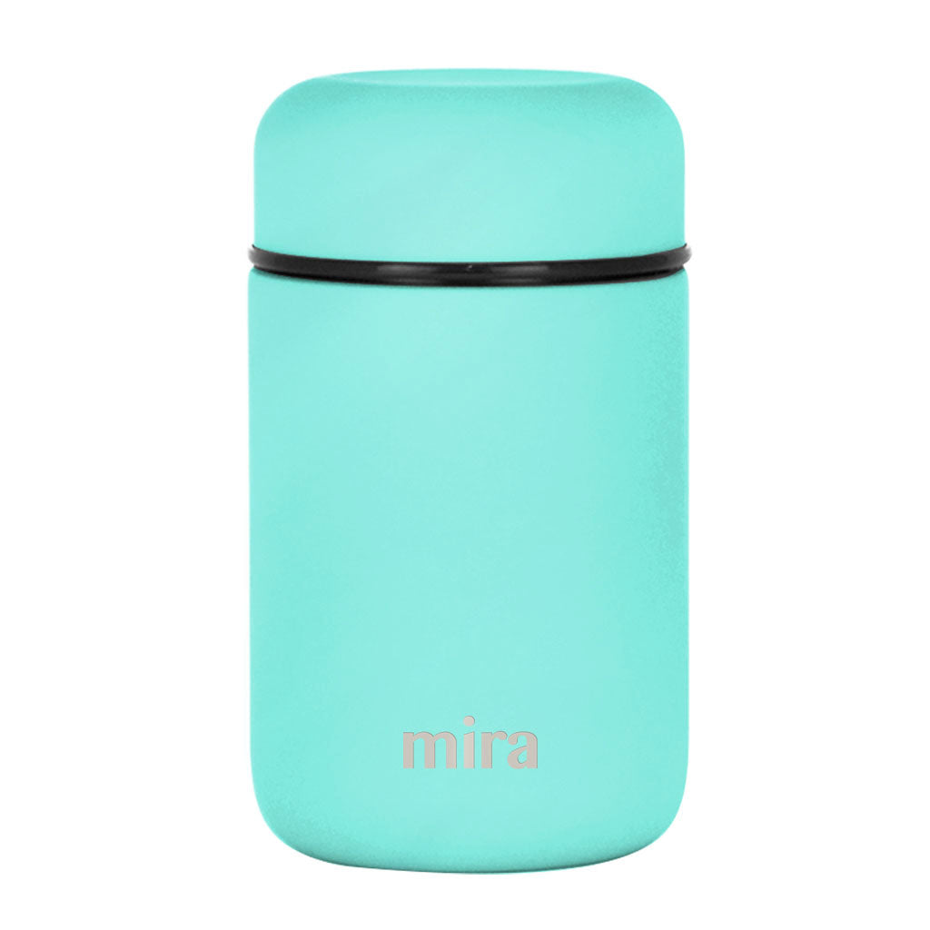 MIRA Thermos for Kids Lunch Food Jar Vacuum Insulated Stainless Steel 13.5  Ounce, Purple