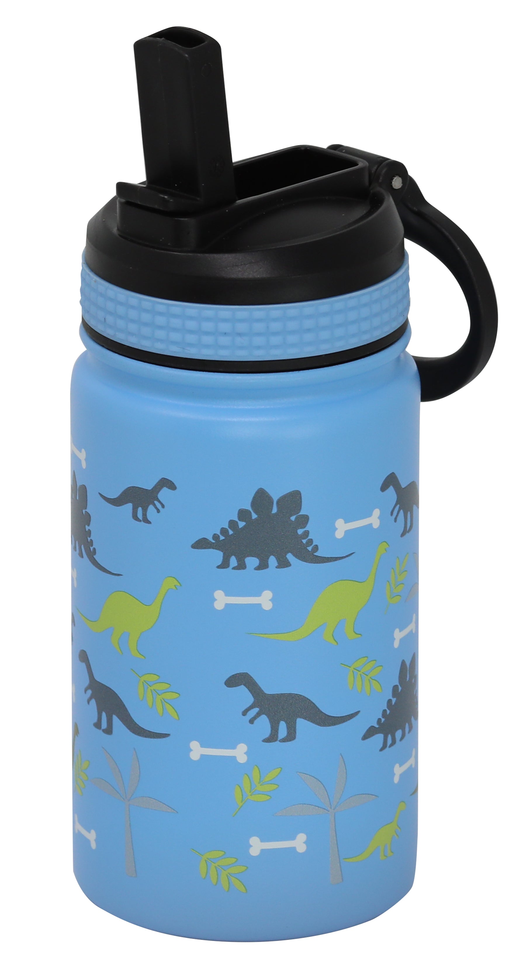 Native American Orca Kids Water Bottle for School 12 Oz Popper Cap Durable  Stainless Steel Bottles with Straw 