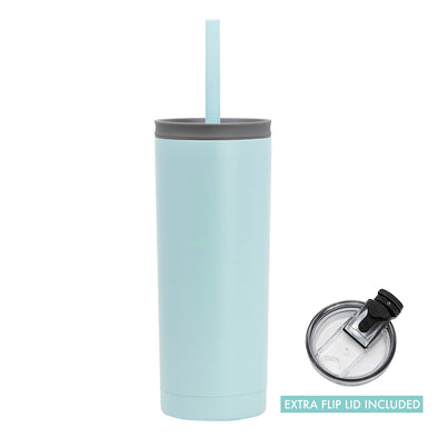 Simple Modern 20 Fluid Ounces Voyager Insulated Stainless Steel Tumbler  with Straw - Sunshine 