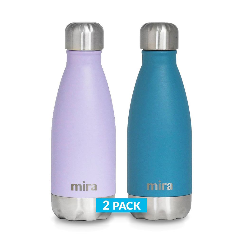 Mira Insulated Water Bottle Cascade Yellow 12 oz (350ml) Stainless