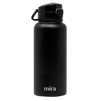 MIRA 15oz Insulated Kids Water Bottle with Straw, One Touch Lid